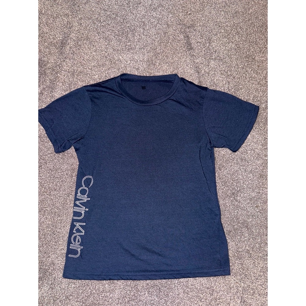 Calvin Klein Youth Boys Navy Blue T-Shirt
